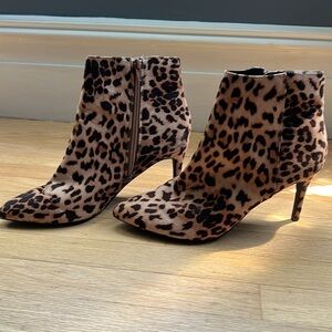 Express Leopard Booties